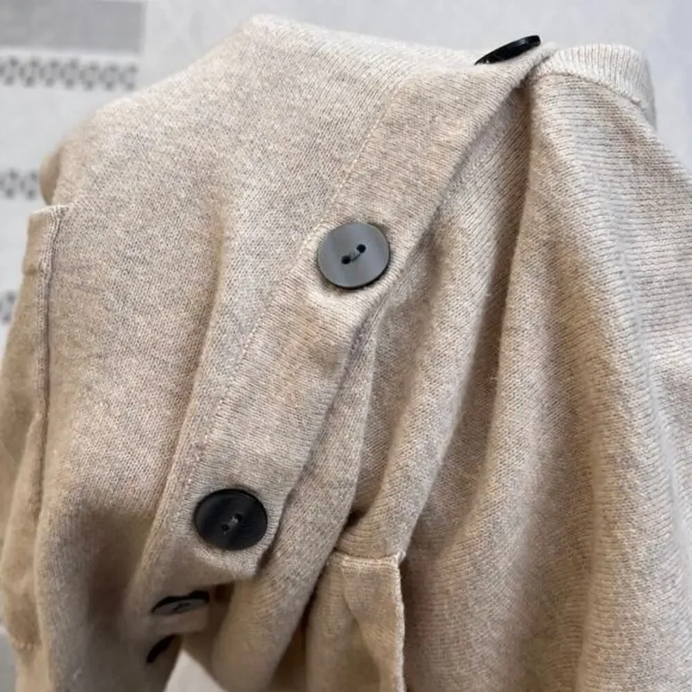 Faded Glory Cardigan Y2K Normcore Grandpacore Academia Heritage Cotton Pocket XL - Picture 8 of 8